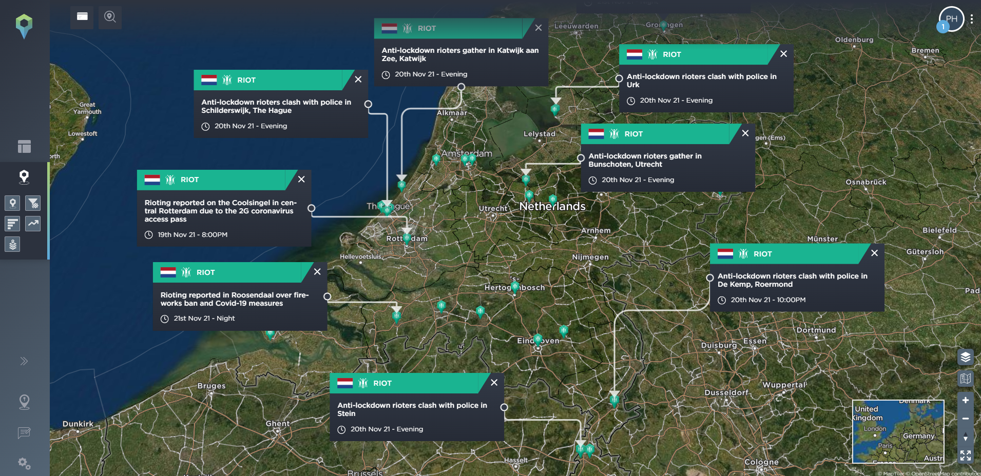 preparing for protests with threat intelligence protecting your business from anti lockdown protests riots netherlands