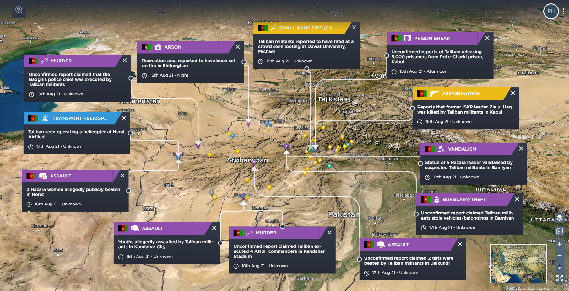 Taliban crackdown afghan takeover 2021