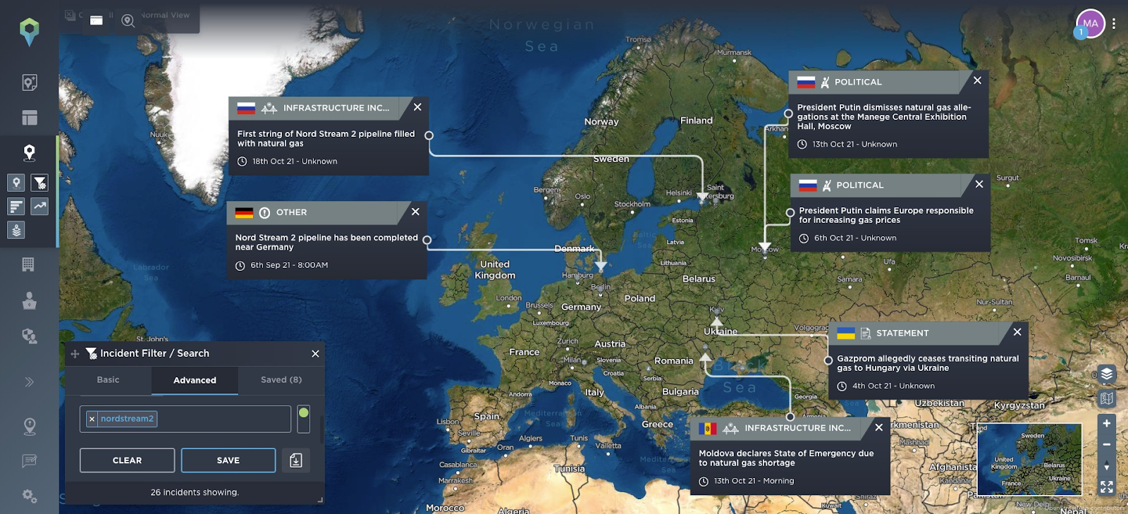 Nord Stream 2 pipeline construction geopolitics