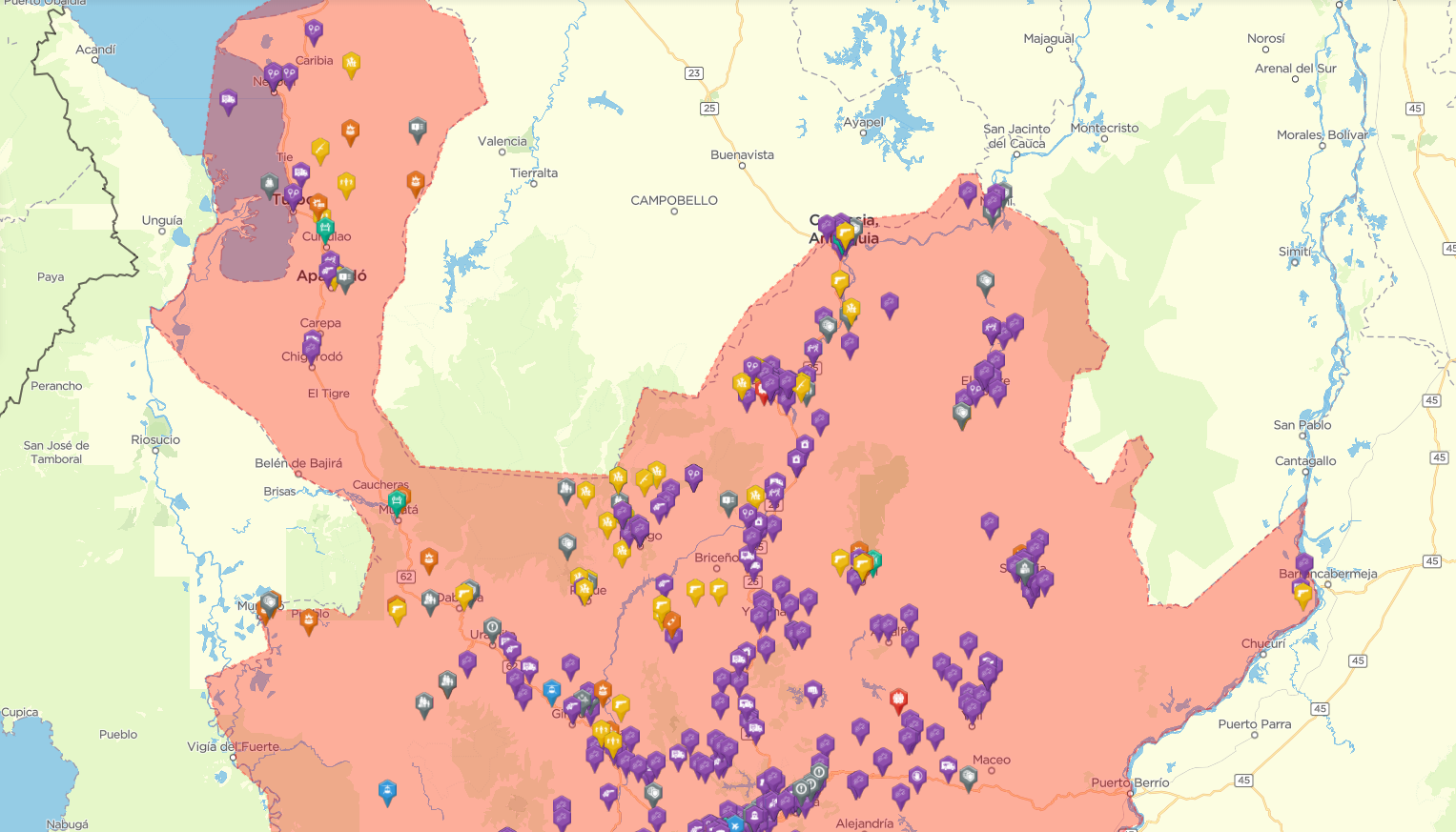 armed conflict in antioquia colombia violence armed groups