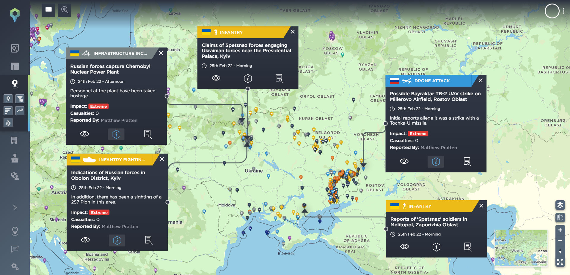 Russia invasion of Ukraine summary 25th February 2022