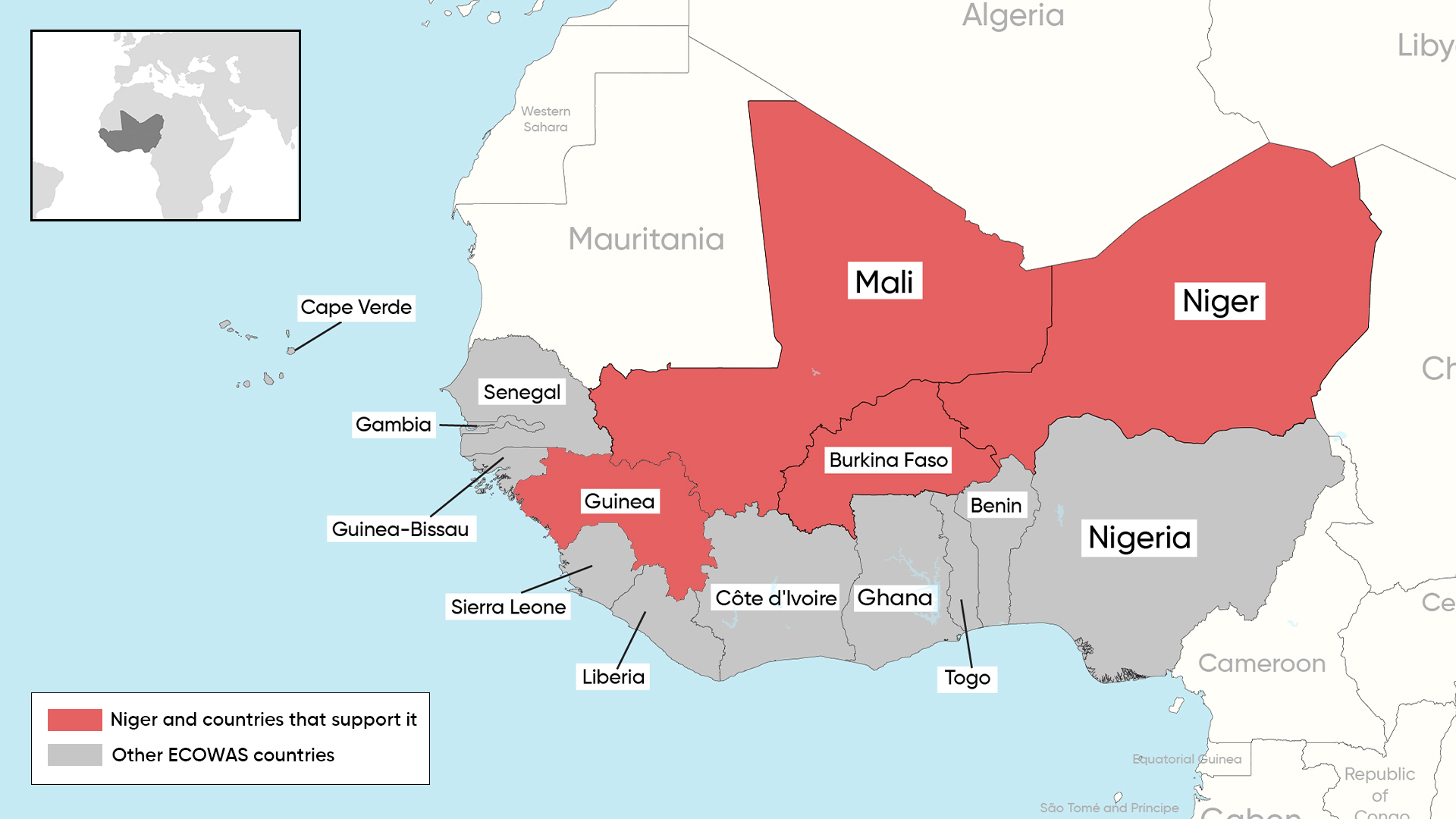 ECOWAS response to the coup in Niger