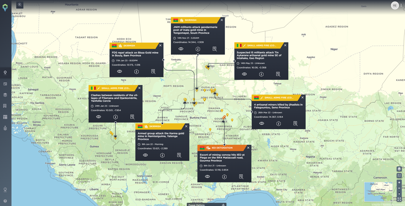 attacks on mining in west africa