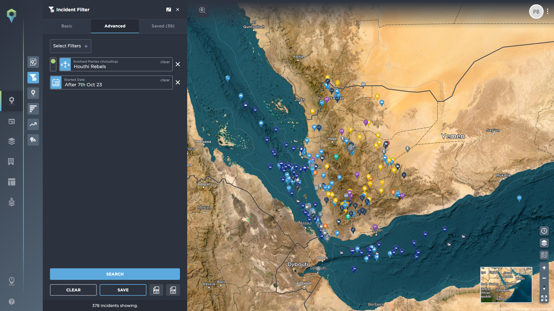 involved parties bab al mandab strait red sea crisis houthi shipping attacks