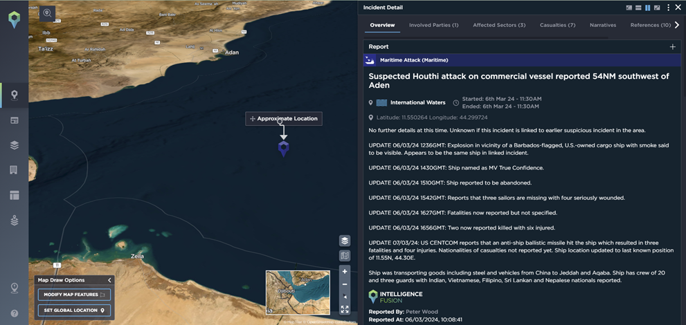 mv true confidence fatal attack red sea crisis houthi shipping attacks